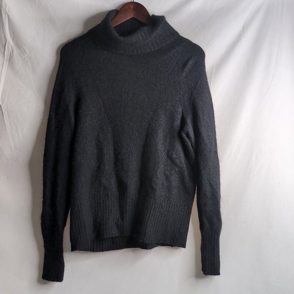 Babaton Women's Black Sweater Wool/Alpaca Mockneck, Size XS